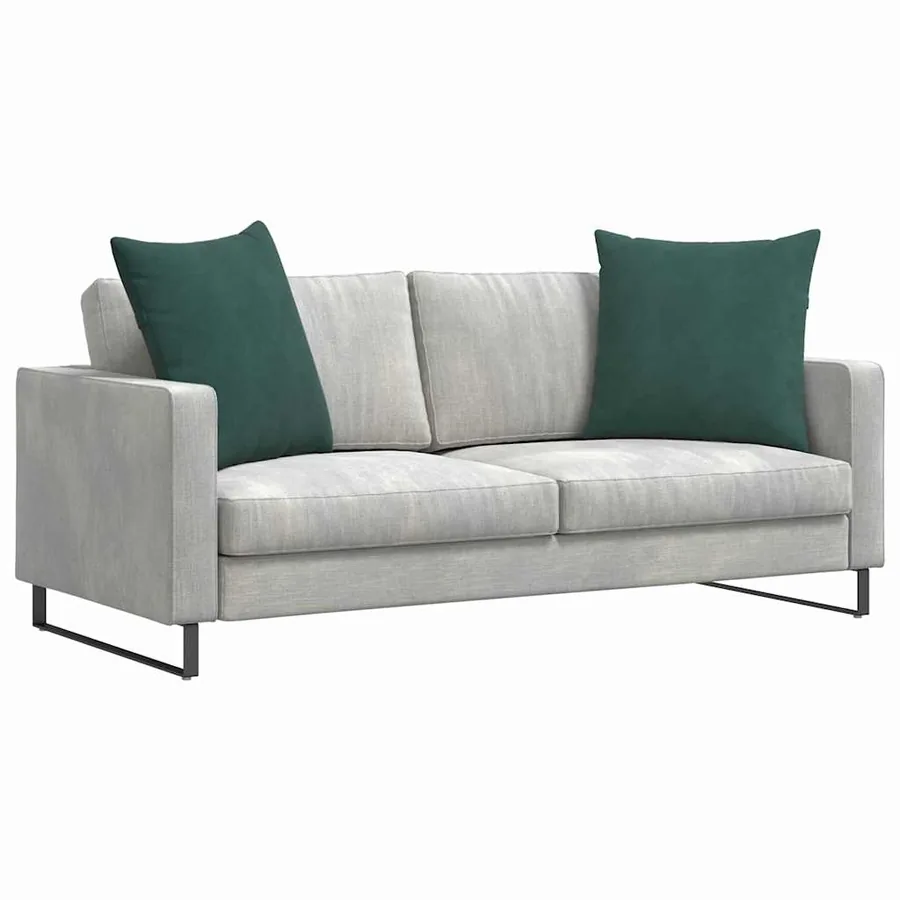 Coussins de canapé 2 pcs Vert foncé 60 x 60 cm - 3