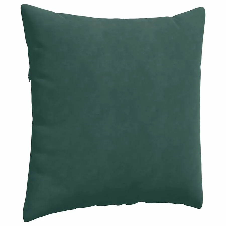 Coussins de canapé 2 pcs Vert foncé 60 x 60 cm - 5