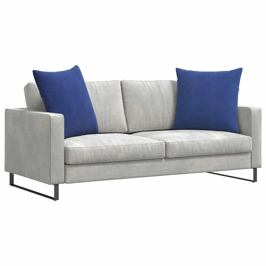 Coussins de canapé 2 pcs Bleu police 80 x 80 cm - 3