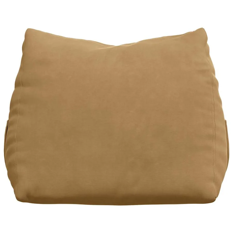 Coussin de Dos Marron 45 x 20 x 35 cm Tissu en velours côtelé - 6
