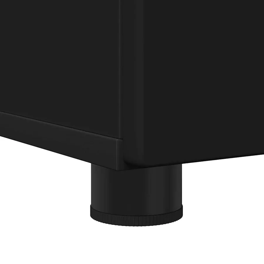 Ensemble de mobilier de salle de bain avec tiroir 3 pcs Noir - 9