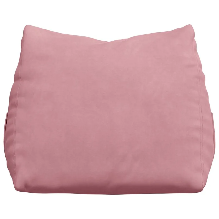 Coussin de Dos Rose 60 x 20 x 50 cm Tissu en velours côtelé - 6