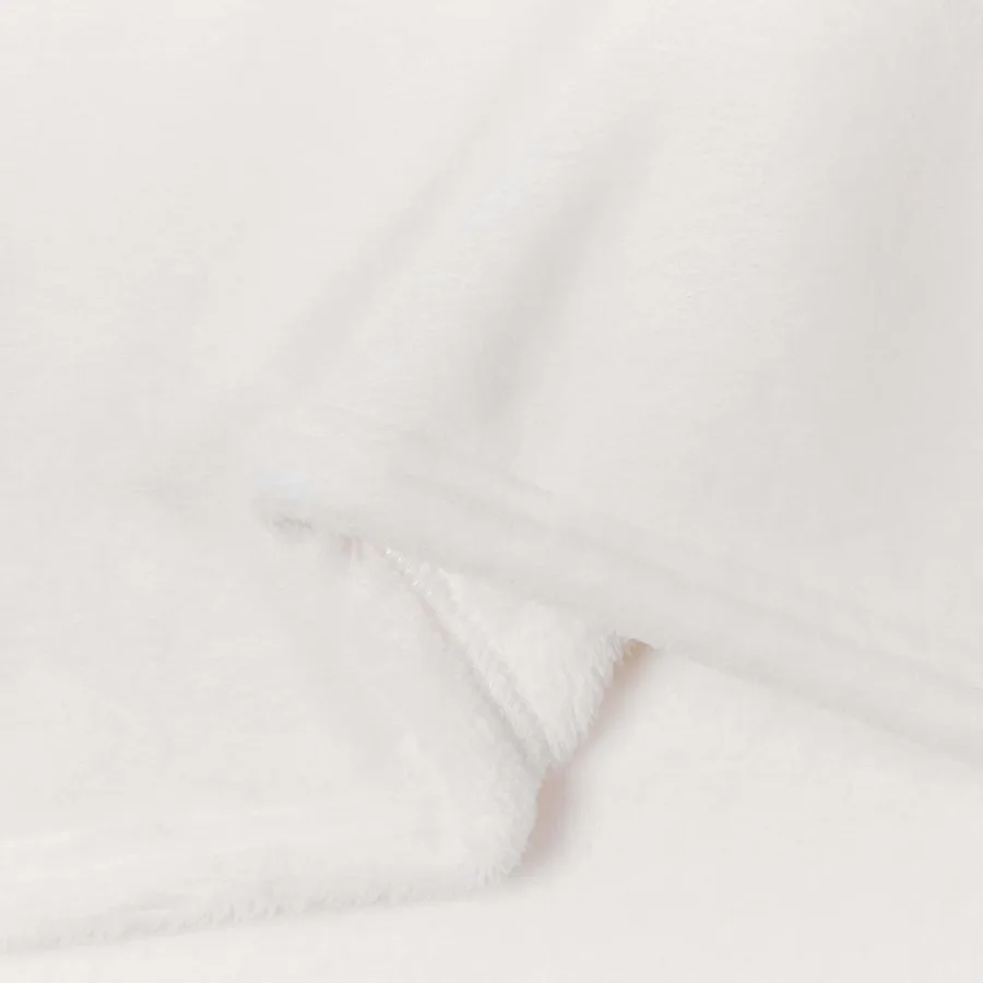 Couvertures à jeter 6 pcs Blanc 130 x 150 cm Toison - 7
