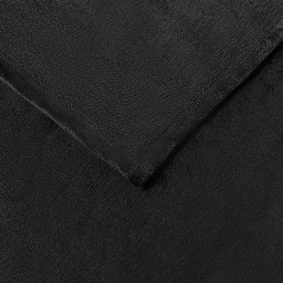 Couvertures à jeter 6 pcs Noir 220 x 240 cm Toison - 6