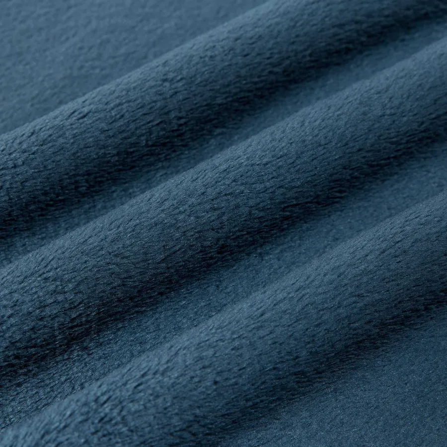 Jeté Bleu marine 240 x 270 cm Toison - 7