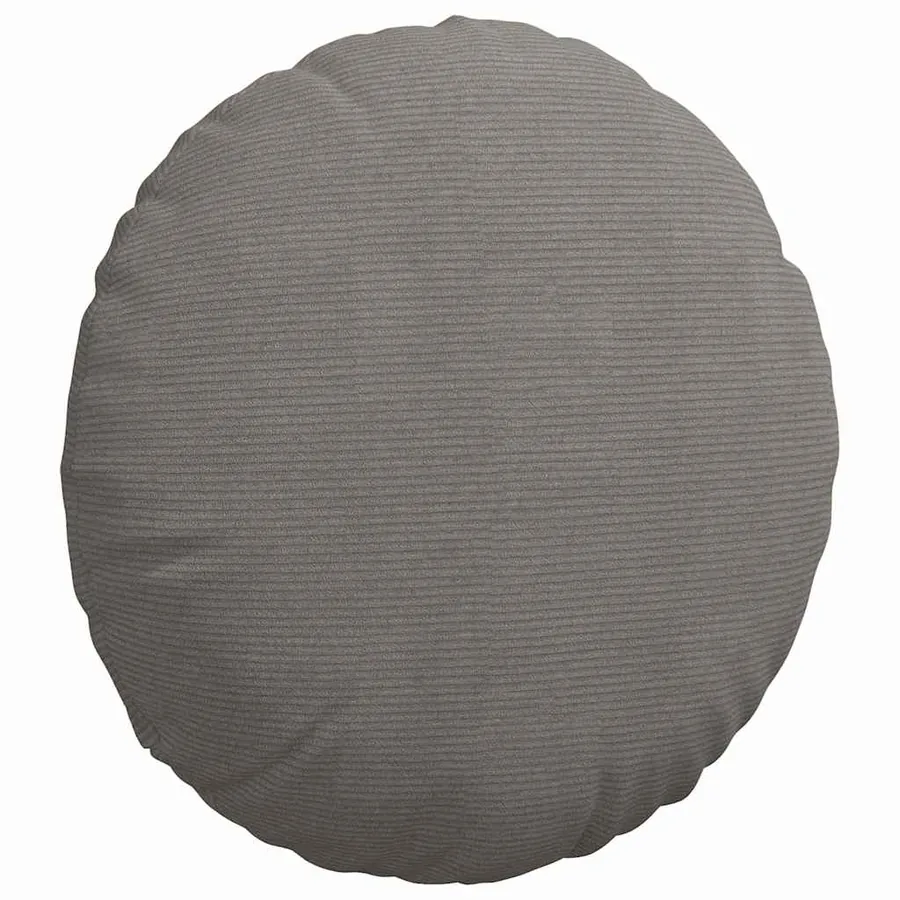 Coussins de siège 2 pcs Gris clair Ø 80 cm - 5