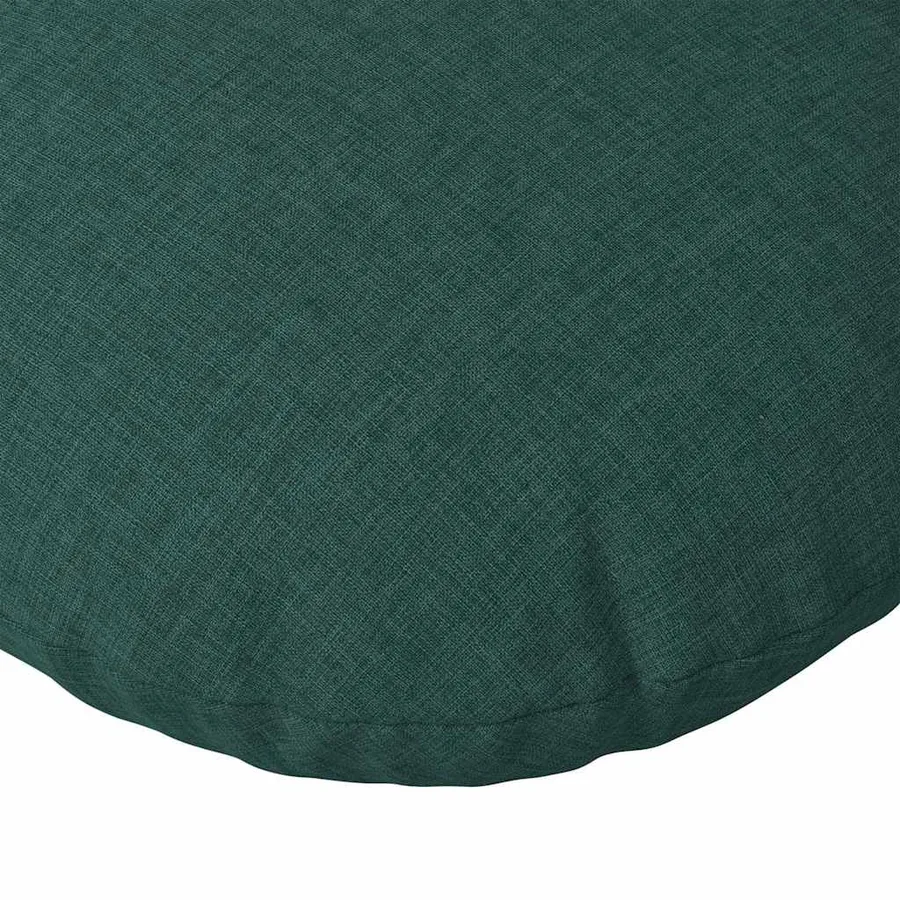 Coussins de siège 2 pcs Vert foncé Ø80 x 29 cm tissu - 7