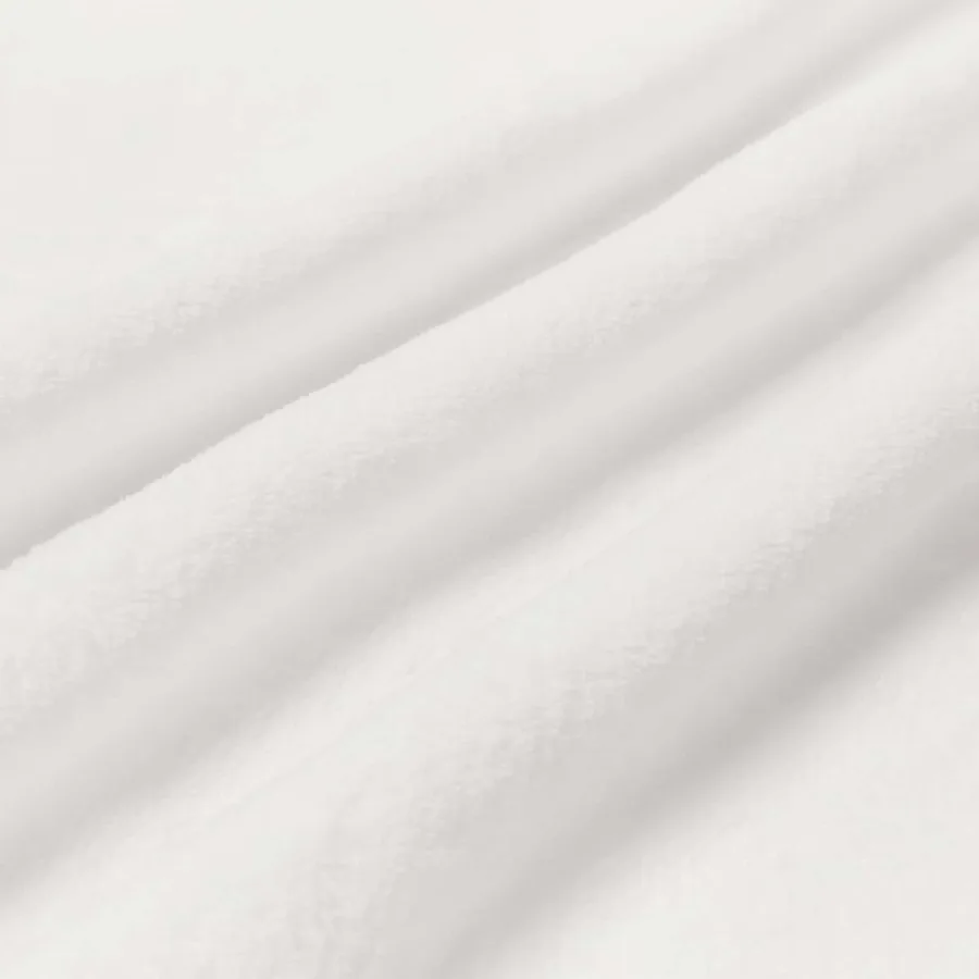 Jeté Blanc 220 x 240 cm Toison - 7