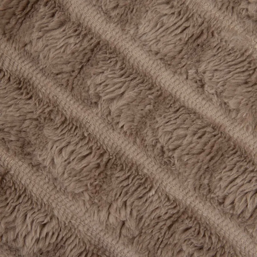 Jeté Camel 270 x 240 cm Toison - 7