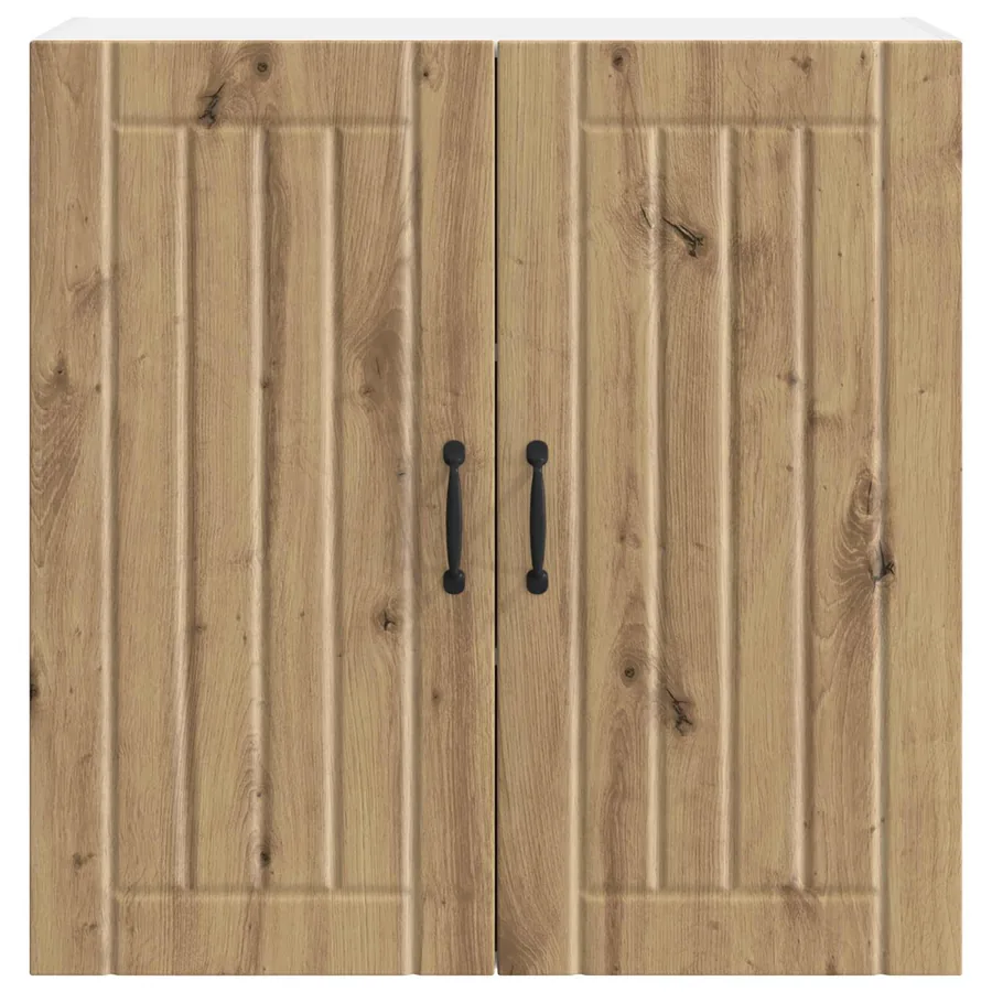 Meuble mural LUCCA Chêne artisanal 80 x 31 x 80 cm - 6
