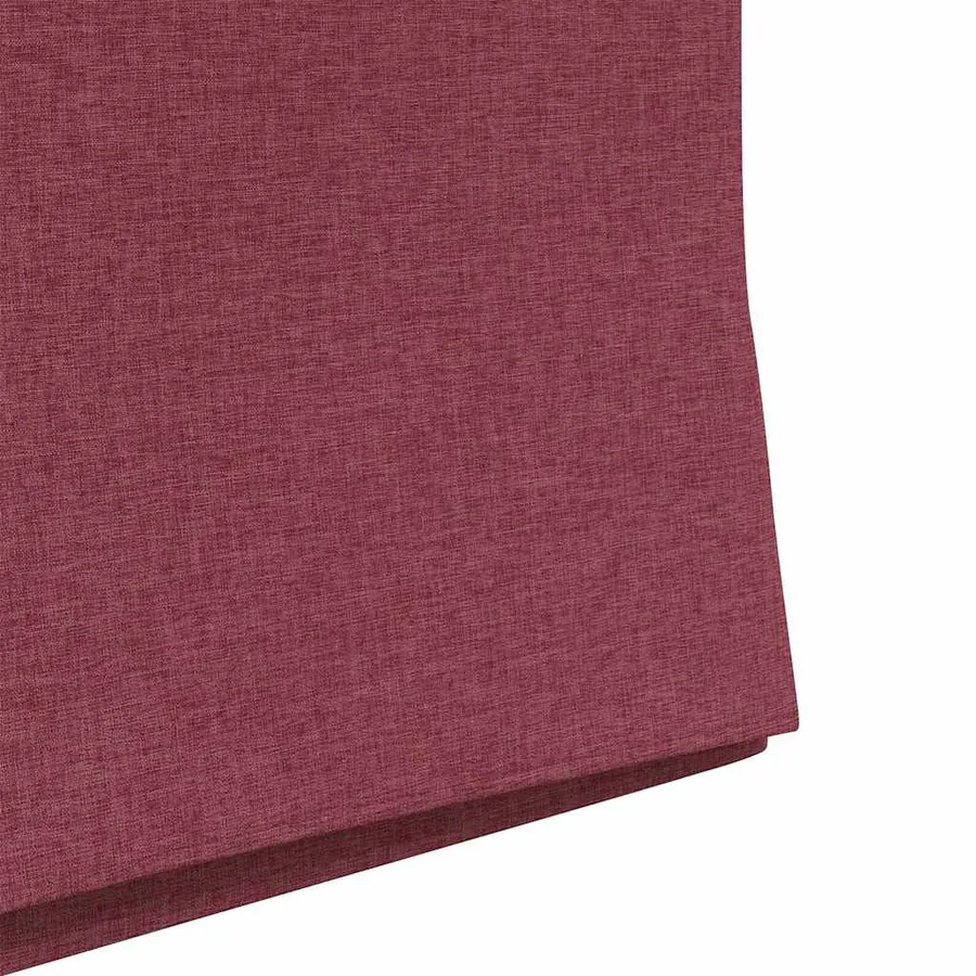 Chaises de salle à manger 2 pcs Bordeaux 57 x 67 x 95 cm tissu - 9