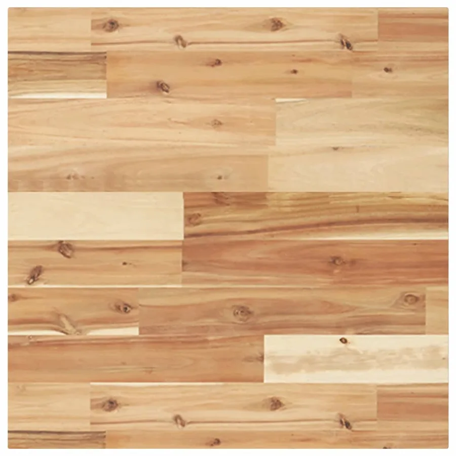 Étagère de vasque murale acier et bois massif d'acacia - 8