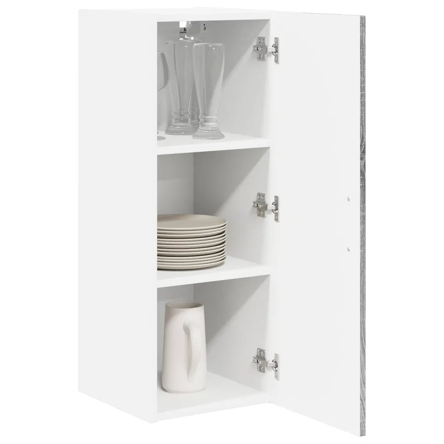 Meuble mural LUCCA 2 pcs Sonoma gris 30 x 31 x 80 cm - 3