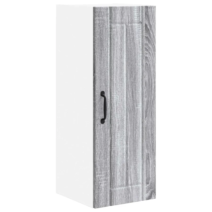 Meuble mural LUCCA 2 pcs Sonoma gris 30 x 31 x 80 cm - 5