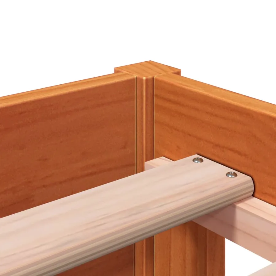 Lit de jour sans matelas cire marron 90x200 cm bois pin massif - 8