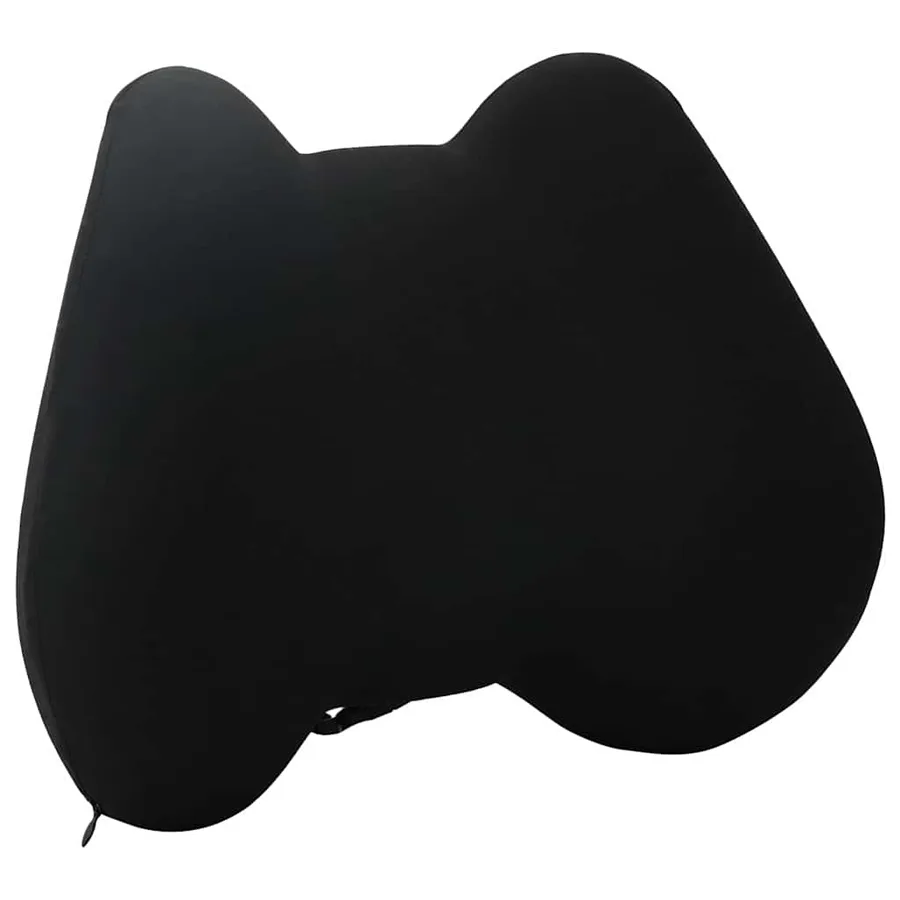 Coussin dorsal Noir Mousse à mémoire de forme 40 x 32 x 13 cm - 3