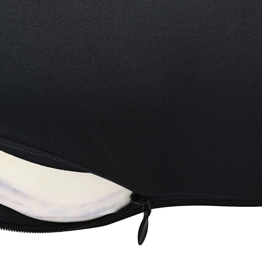 Coussin dorsal Noir Mousse à mémoire de forme 40 x 32 x 13 cm - 9