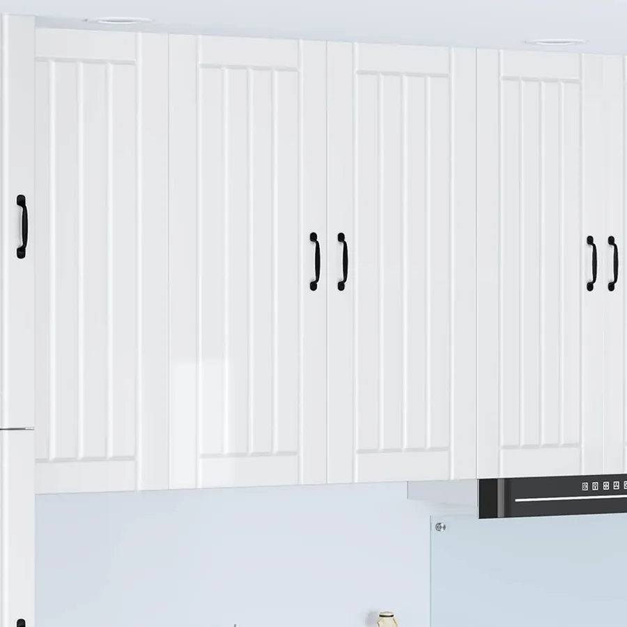 Meuble mural LUCCA Blanc brillant 80 x 31 x 100 cm