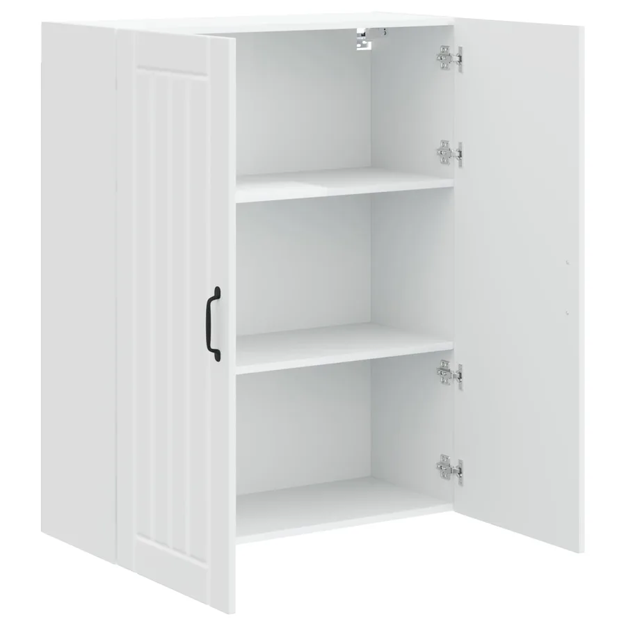 Meuble mural LUCCA Blanc brillant 80 x 31 x 100 cm - 5