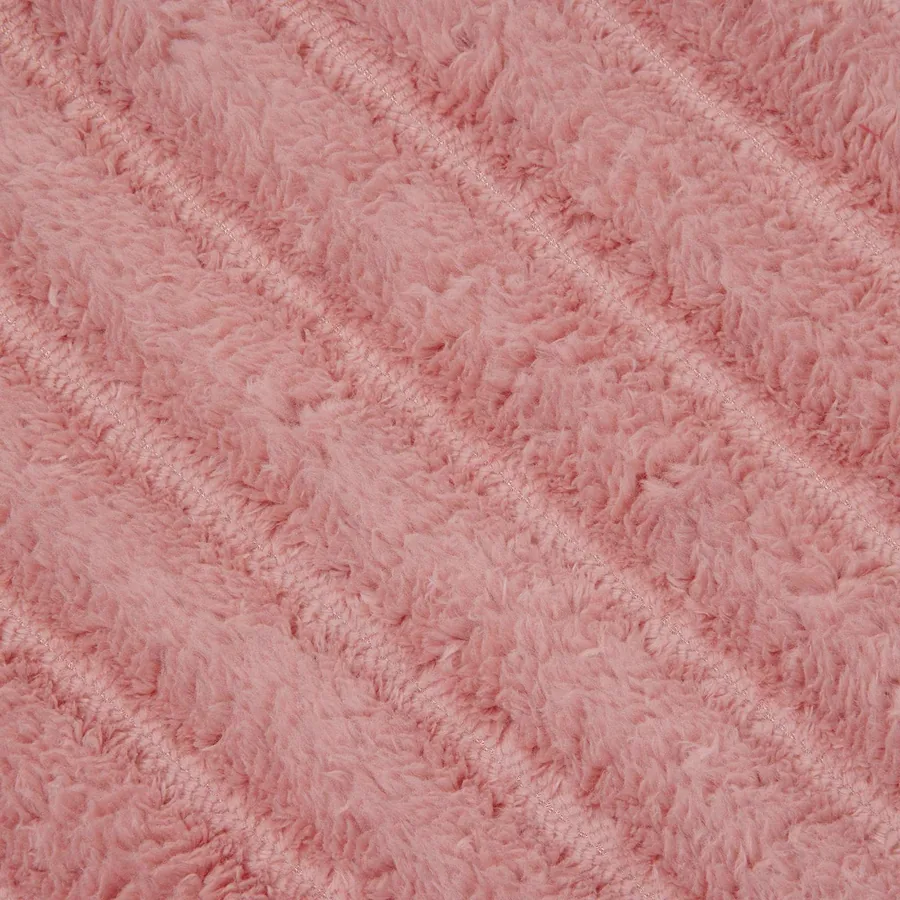 Jeté Rose 270 x 240 cm Toison - 7