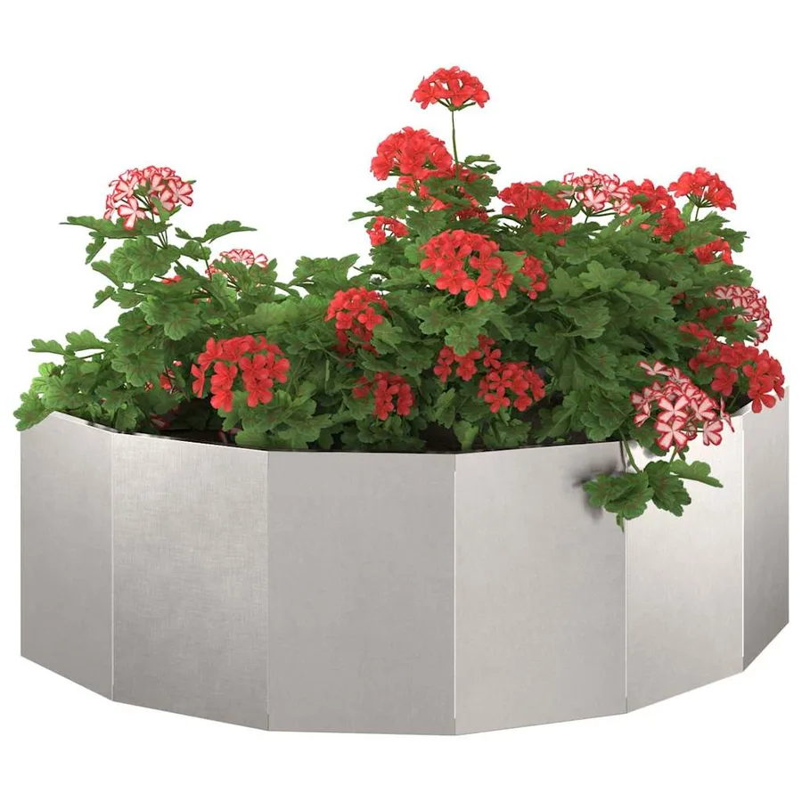 Jardinière Argent 120 x 60 x 35 cm Acier inoxydable - 3