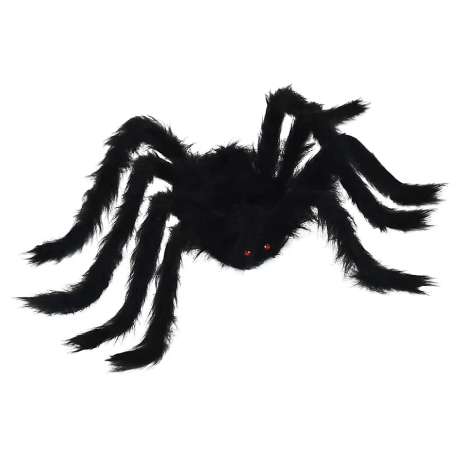 Décoration Araignée Halloween 6 pcs Noir 75 cm - 4