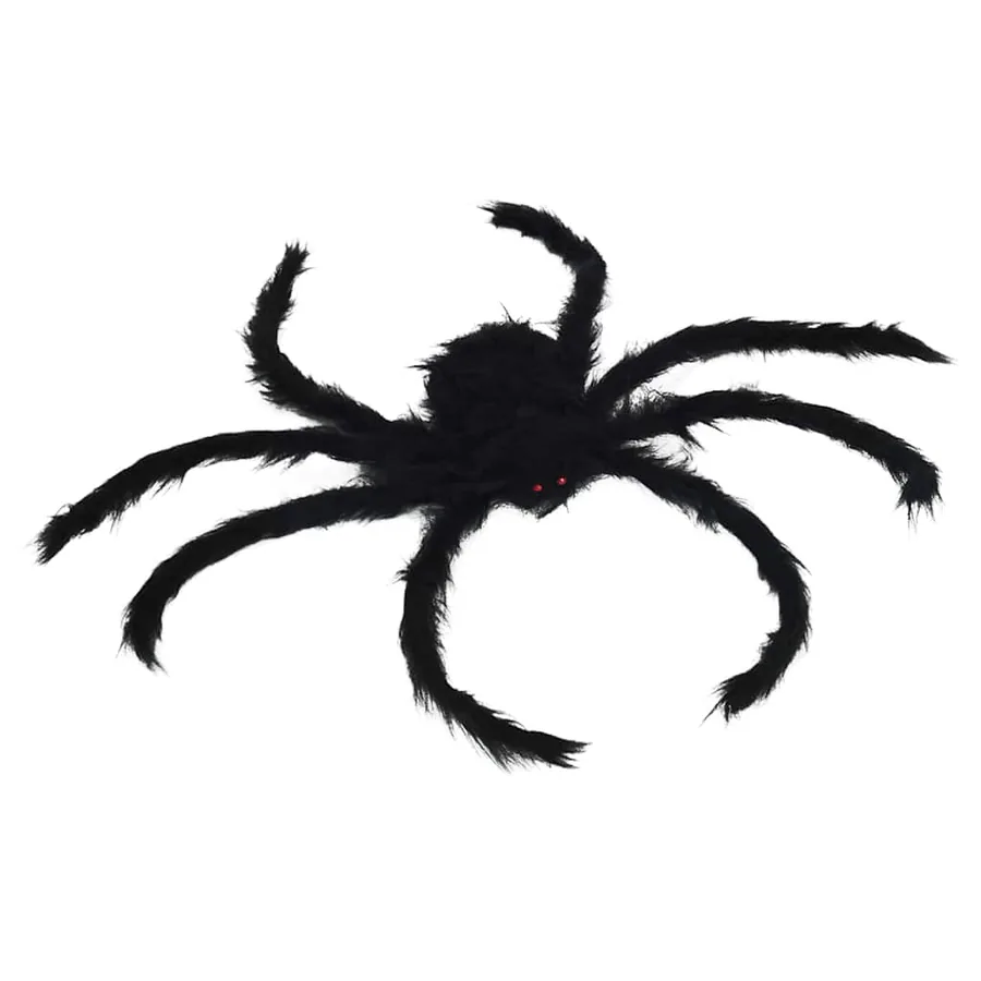 Décoration Araignée Halloween 6 pcs Noir 75 cm - 5