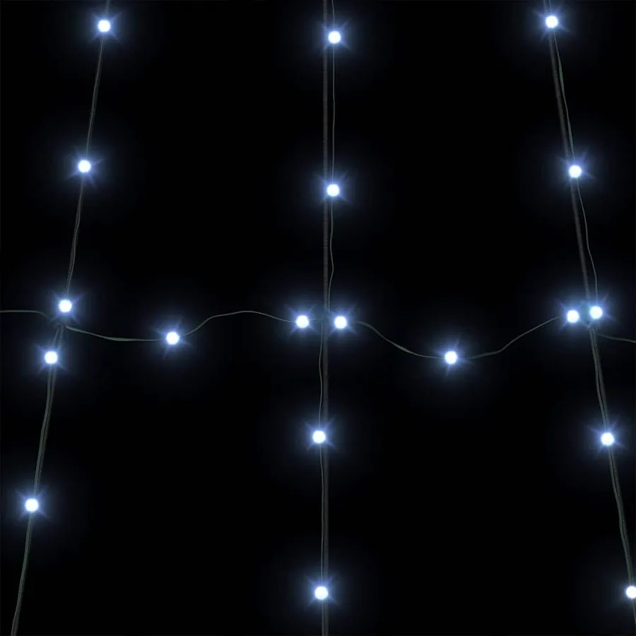 Arbre de Noël LED avec piquets au sol Blanc froid 182 cm Métal - 9