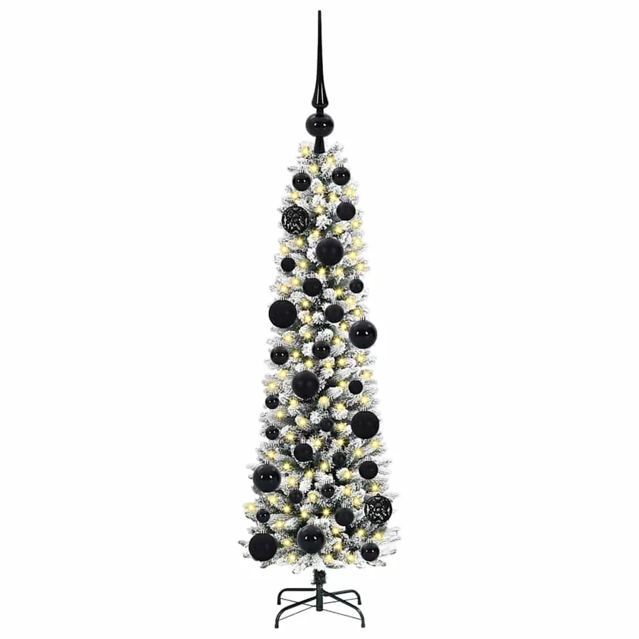 Sapin de Noël artificiel Blanc 120 cm PVC, métal et plastique - 3