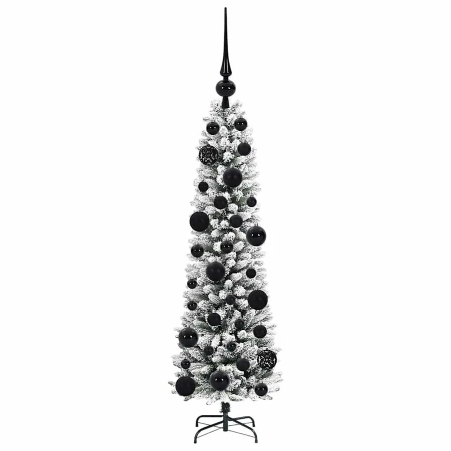 Sapin de Noël artificiel Blanc 120 cm PVC, métal et plastique - 4