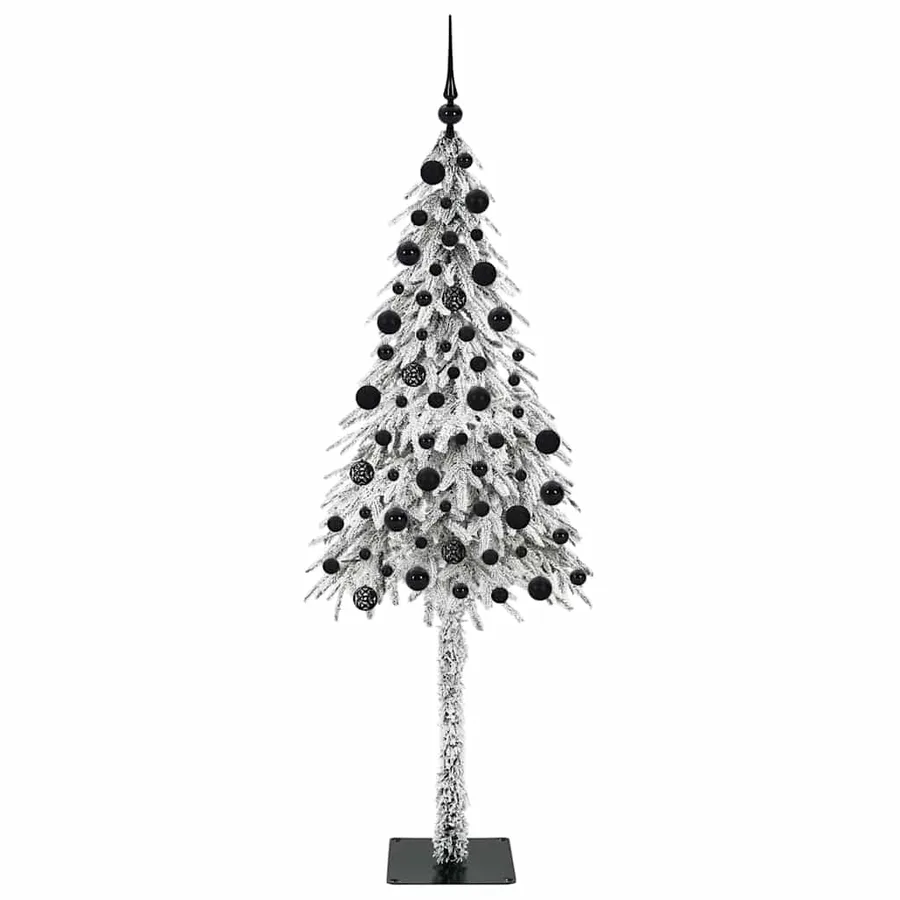 Sapin de Noël avec 300 LED Blanc 210 cm PE et Acier - 4