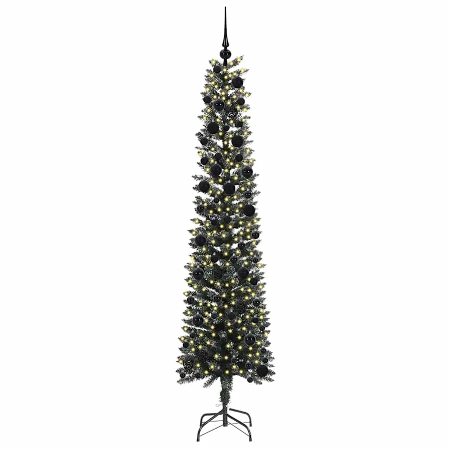 Sapin de Noël artificiel Vert 240 cm PVC, plastique et acier - 3