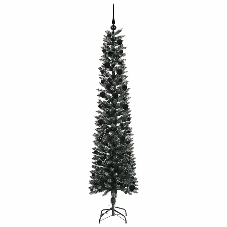 Sapin de Noël artificiel Vert 240 cm PVC, plastique et acier - 4
