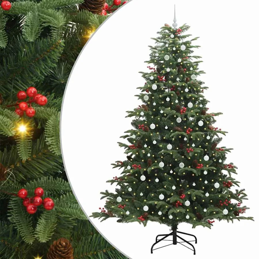 Sapin de Noël artificiel Vert 240 cm PVC, métal et plastique - 2