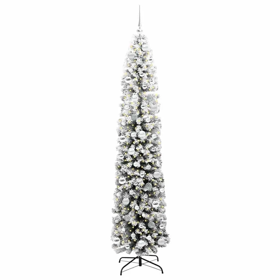 Sapin de Noël artificiel Vert 210 cm PVC et acier et plastique - 3