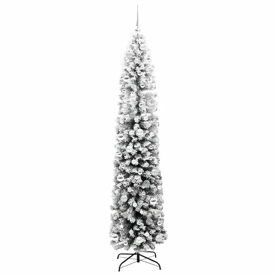 Sapin de Noël artificiel Vert 210 cm PVC et acier et plastique - 4