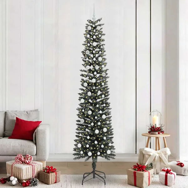 Sapin de Noël artificiel Vert 240 cm PVC, plastique et acier