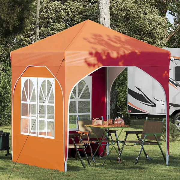 Tente de fête pop-up 192 x 192 x 245 cm Orange