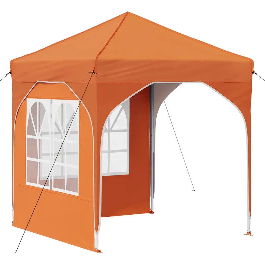 Tente de fête pop-up 192 x 192 x 245 cm Orange - 2