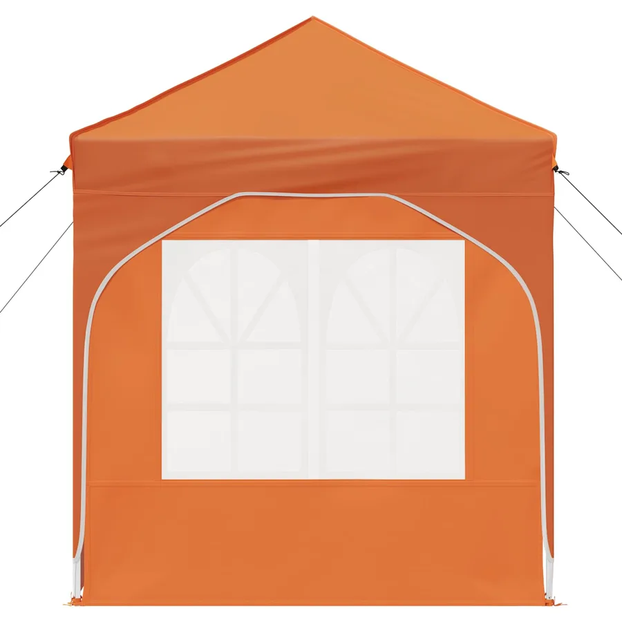Tente de fête pop-up 192 x 192 x 245 cm Orange - 7