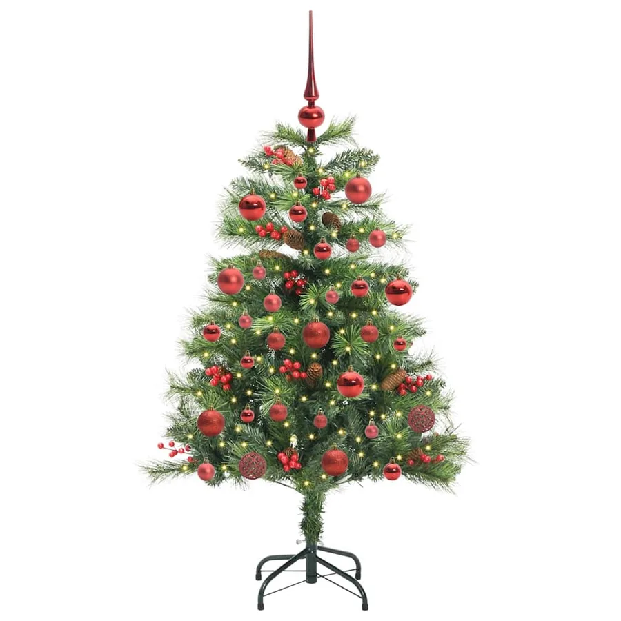 Sapin de Noël artificiel Vert 150 cm PVC et métal - 3