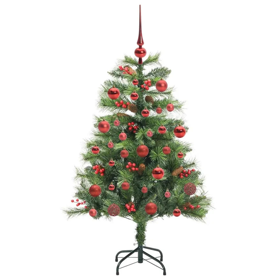 Sapin de Noël artificiel Vert 150 cm PVC et métal - 4