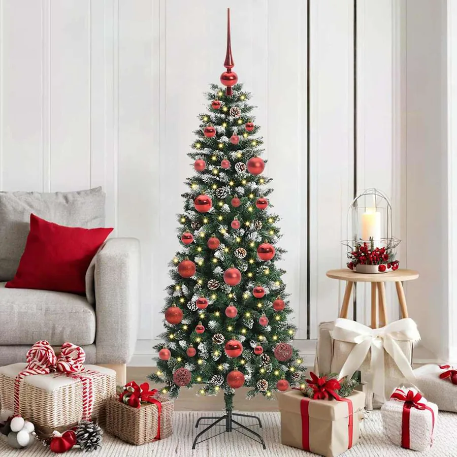 Sapin de Noël artificiel Vert 150 cm PVC, plastique et acier