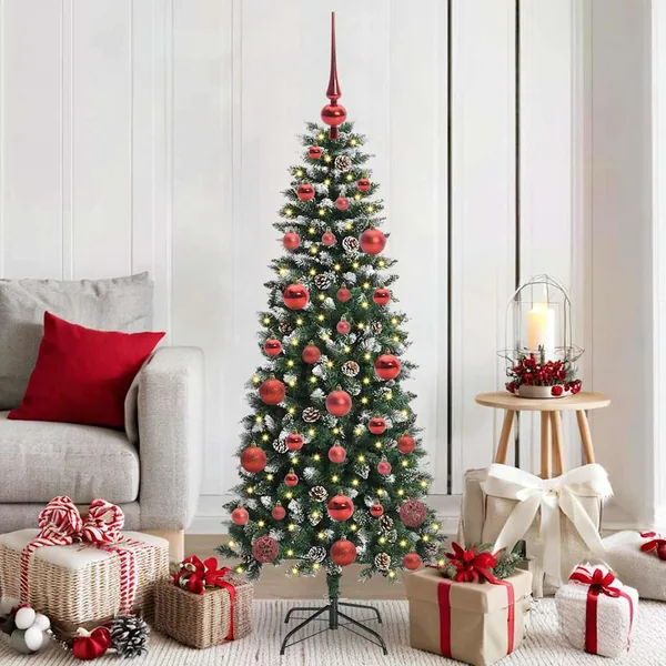 Sapin de Noël artificiel Vert 150 cm PVC, plastique et acier