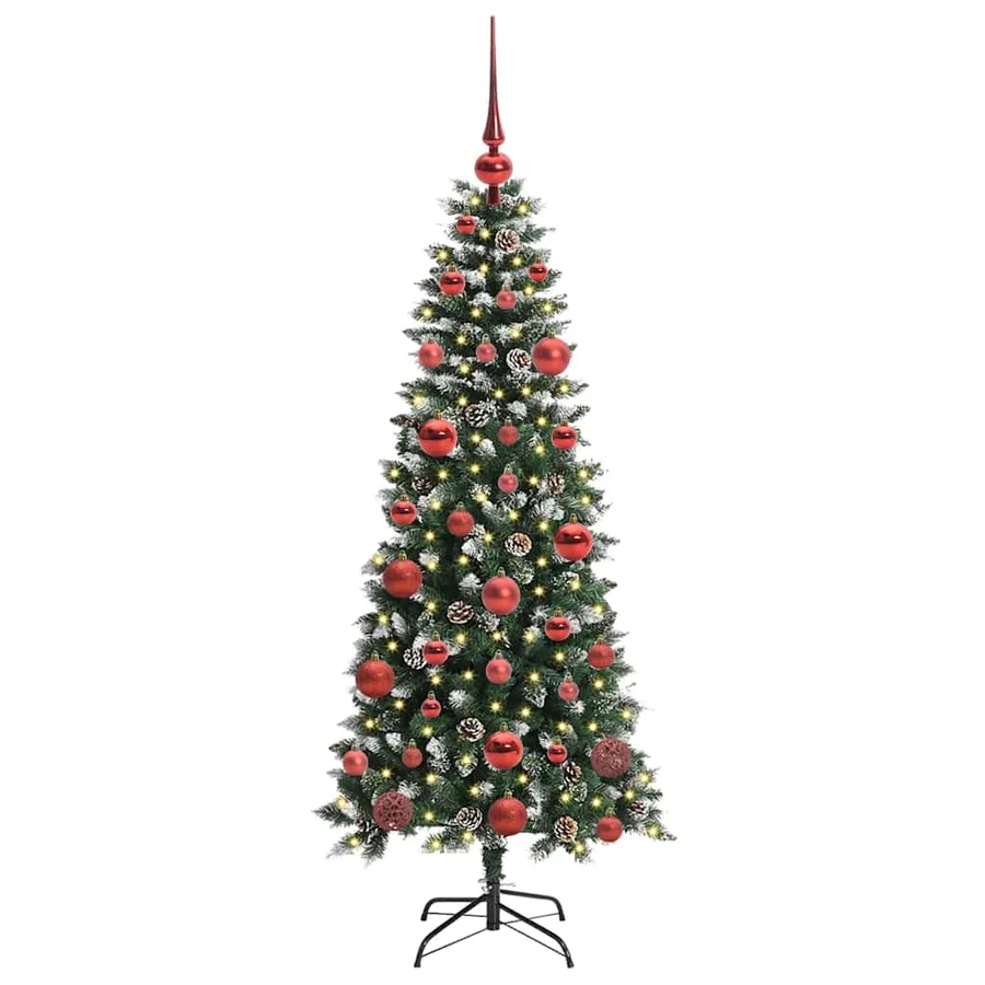 Sapin de Noël artificiel Vert 150 cm PVC, plastique et acier - 3