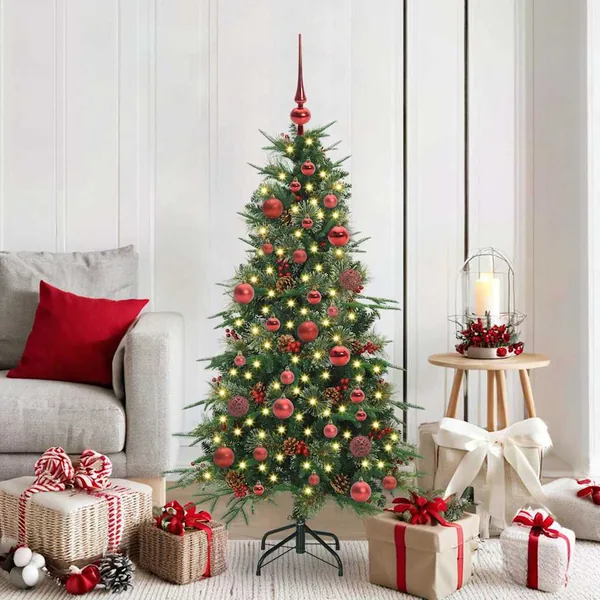 Sapin de Noël Artificiel à Branches Articulées Vert 150 cm