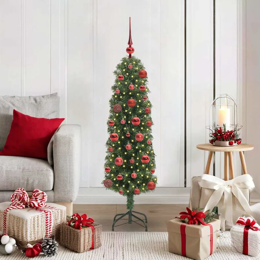 Sapin de Noël artificiel Vert 120 cm PVC et acier et plastique