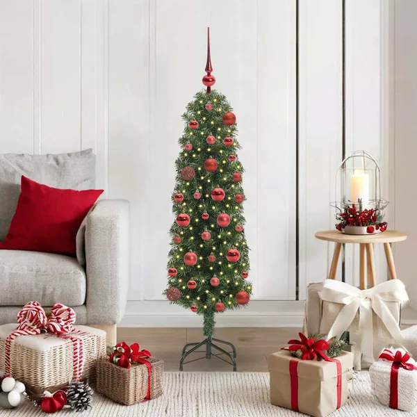 Sapin de Noël artificiel Vert 120 cm PVC et acier et plastique