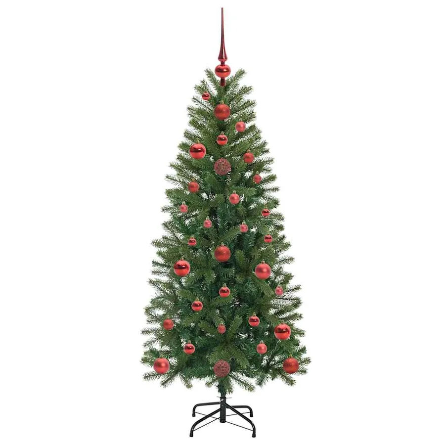 Sapin de Noël artificiel avec 150 LED Vert 120 cm PE et PVC - 4