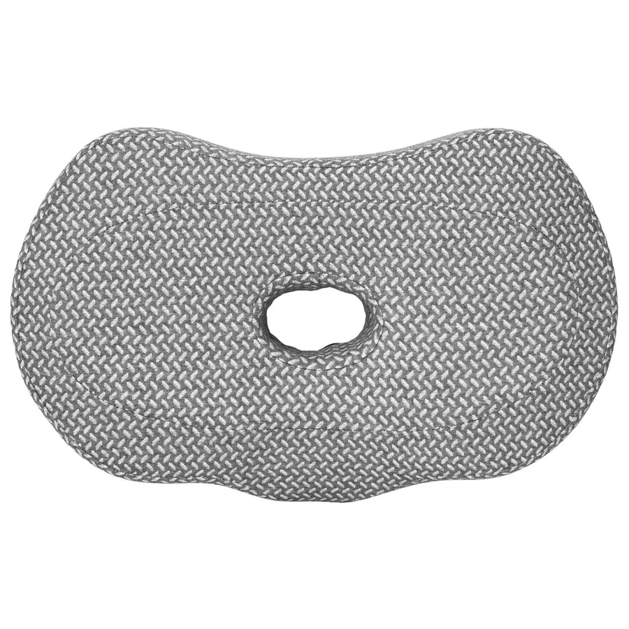 Coussin pour le cou Couleur unie Gris 53 x 34,5 x 10,5 cm - 4